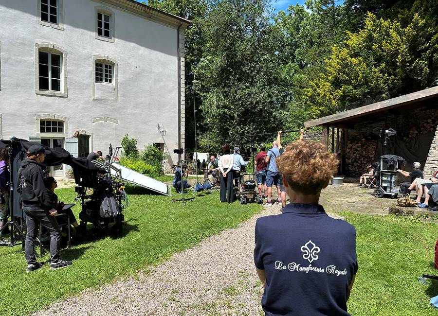 Nouveau film à la Manufacture Royale de Bains