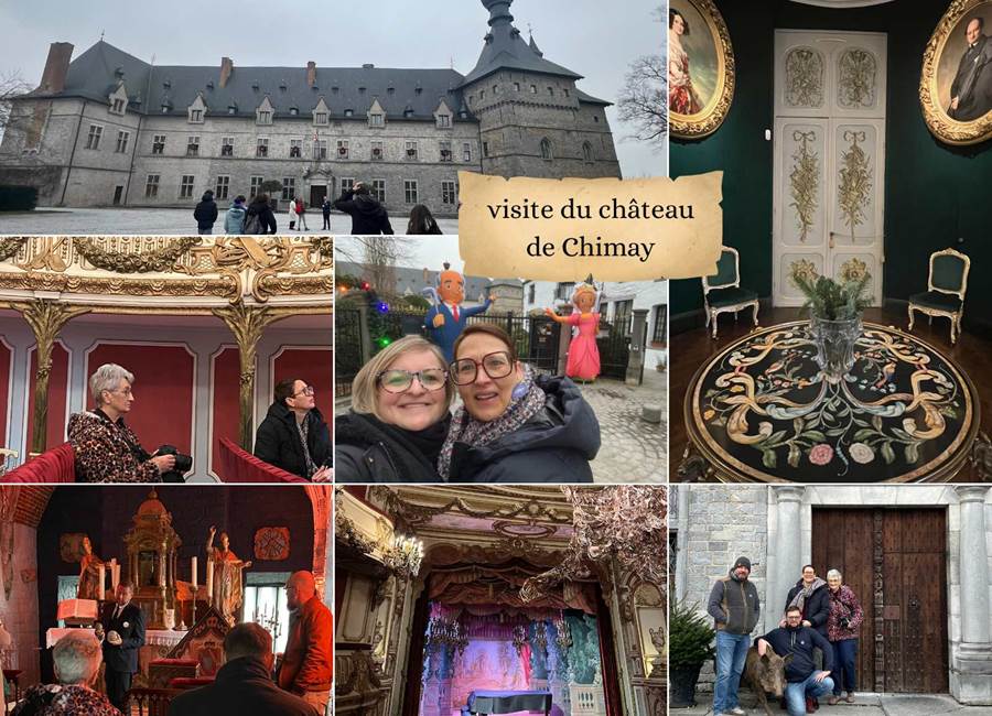 La Demoiselle ô bois visite le château de Chimay