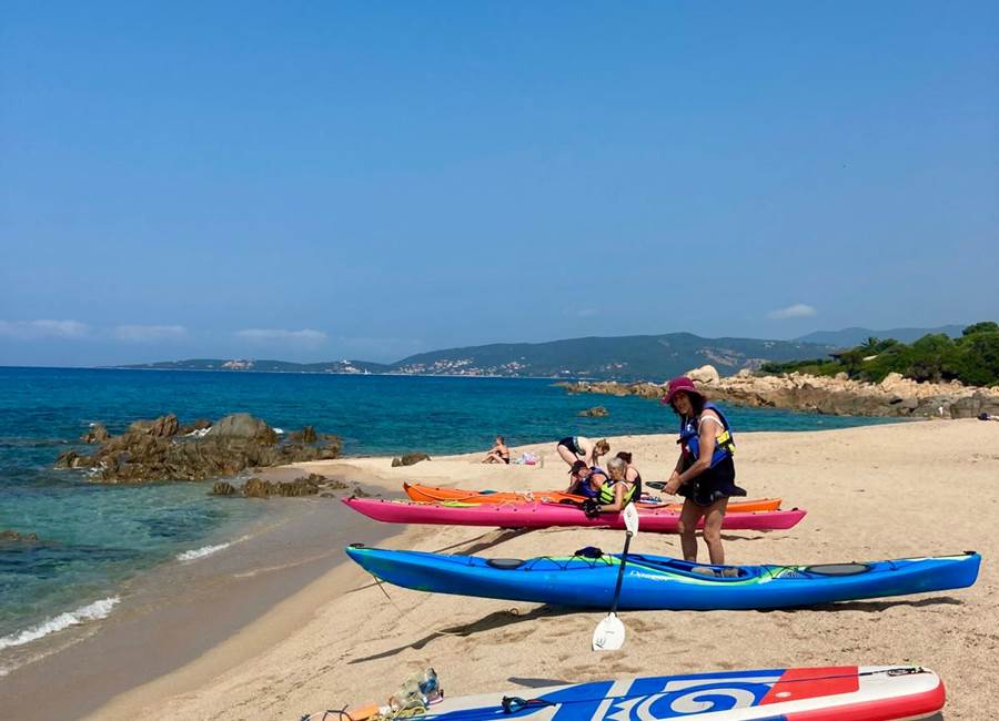 Abbartello kayak paddle Corse