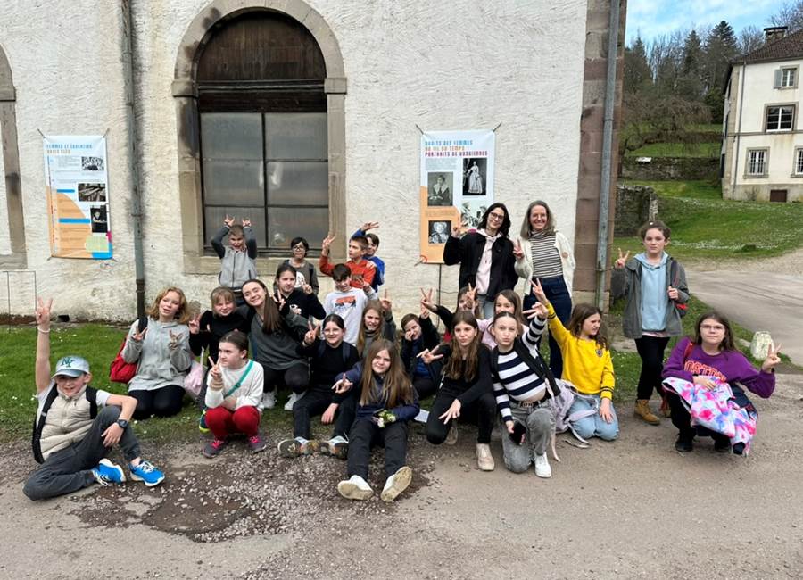 Les 6èmes du Collège Julie Victoire Daubié