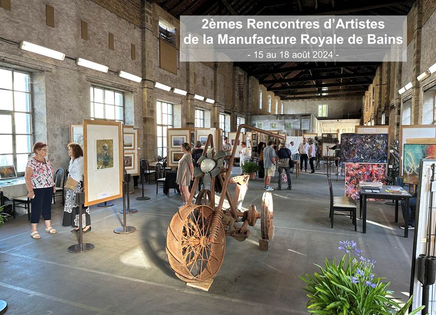 2èmes Rencontres d'Artistes de la Manufacture Royale de Bains