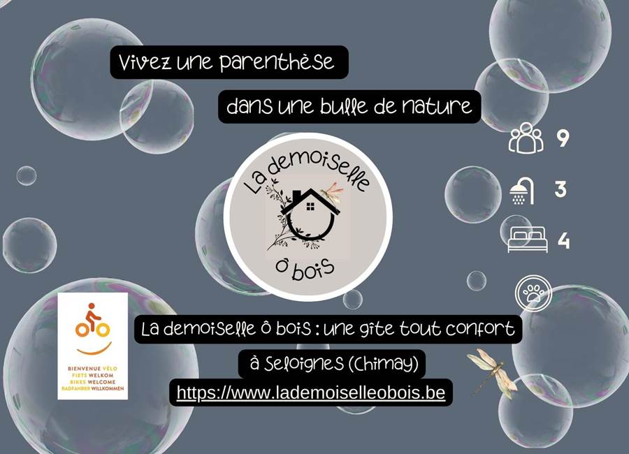 La Demoiselle ô bois - label Bienvenue vélo