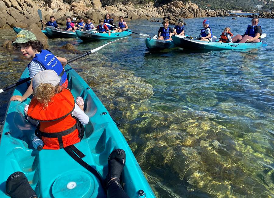 Abbartello kayak et paddle Corse accueil de centre aéré