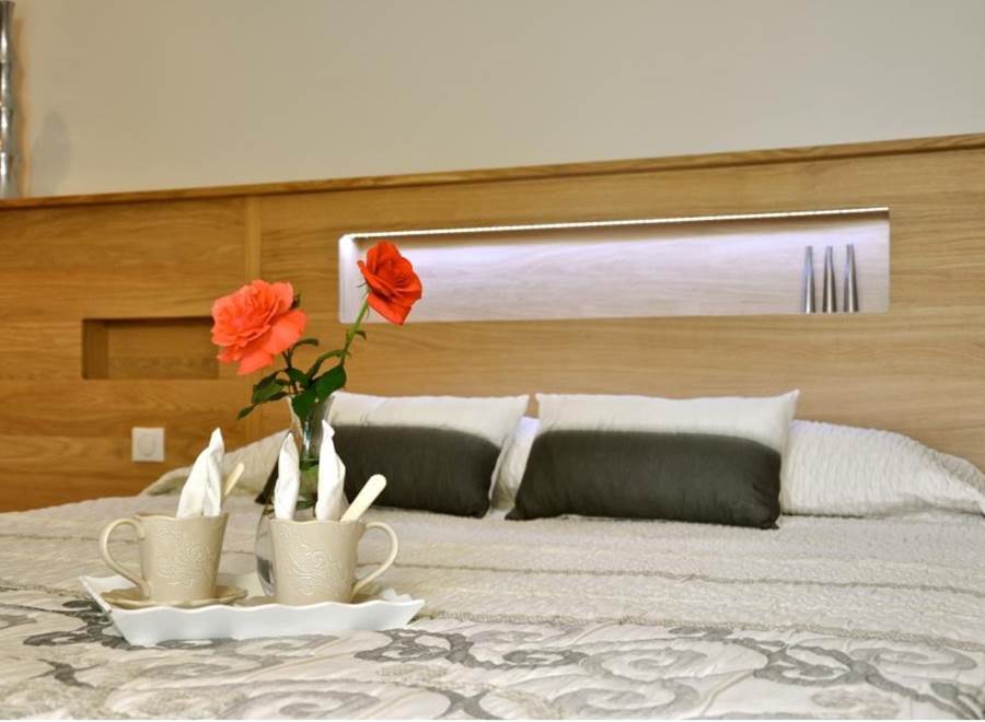 Chambre chêne suite parentale avec sa salle de bain