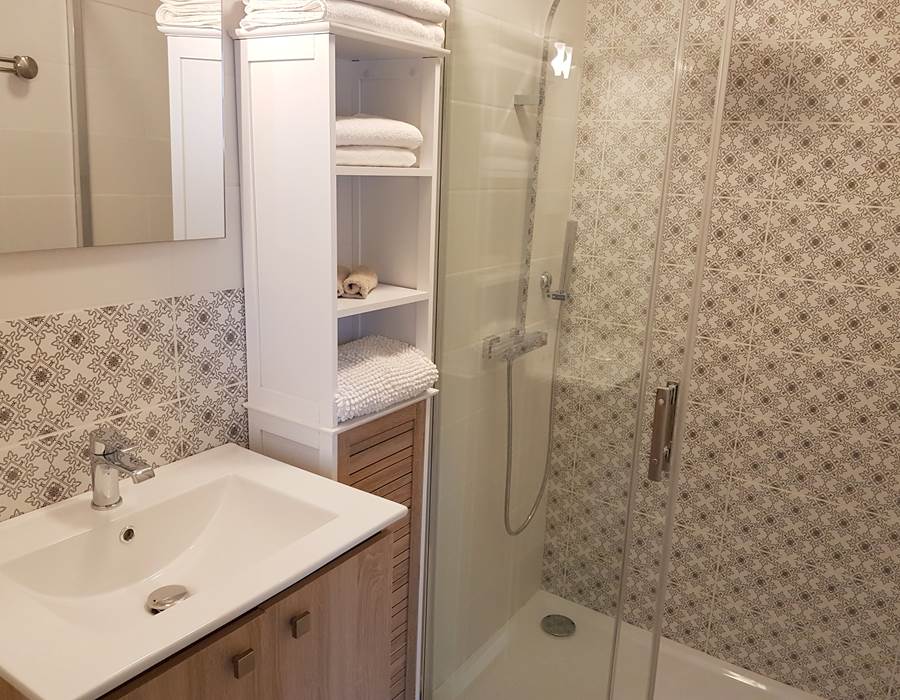 Le Colombier Bretagne, chambres d'hôtes Cabane des 7 îles - salle de bain