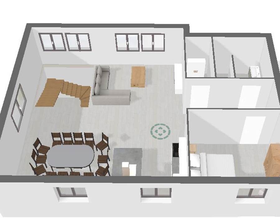Plan 3D 1er étage