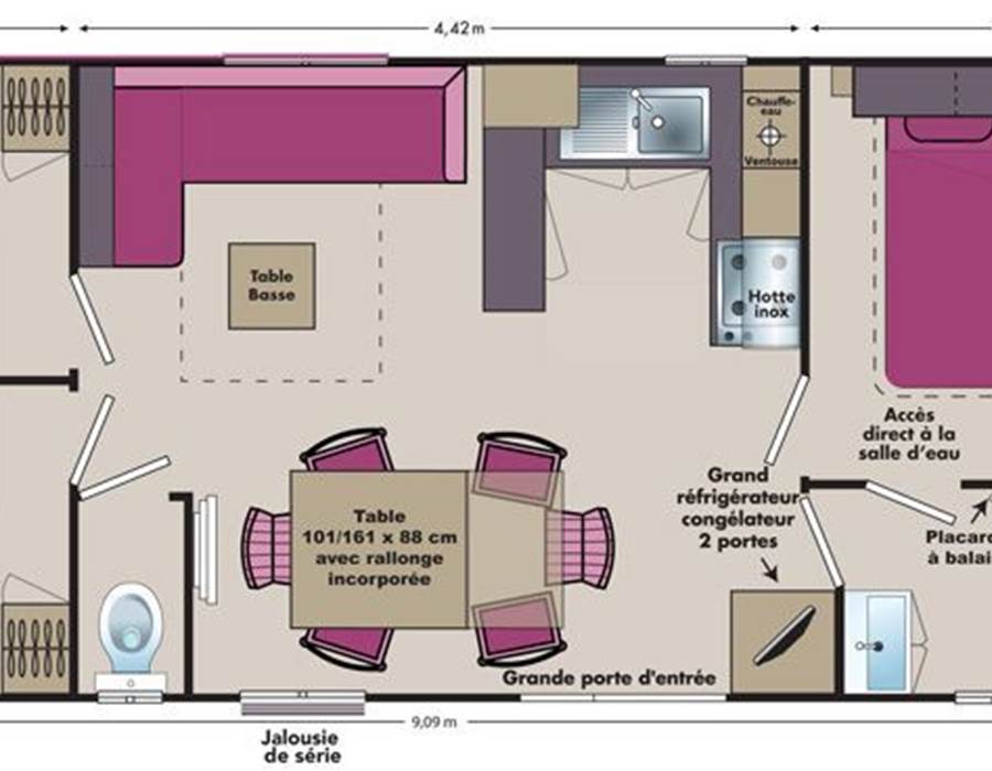 Plan 3 chambres