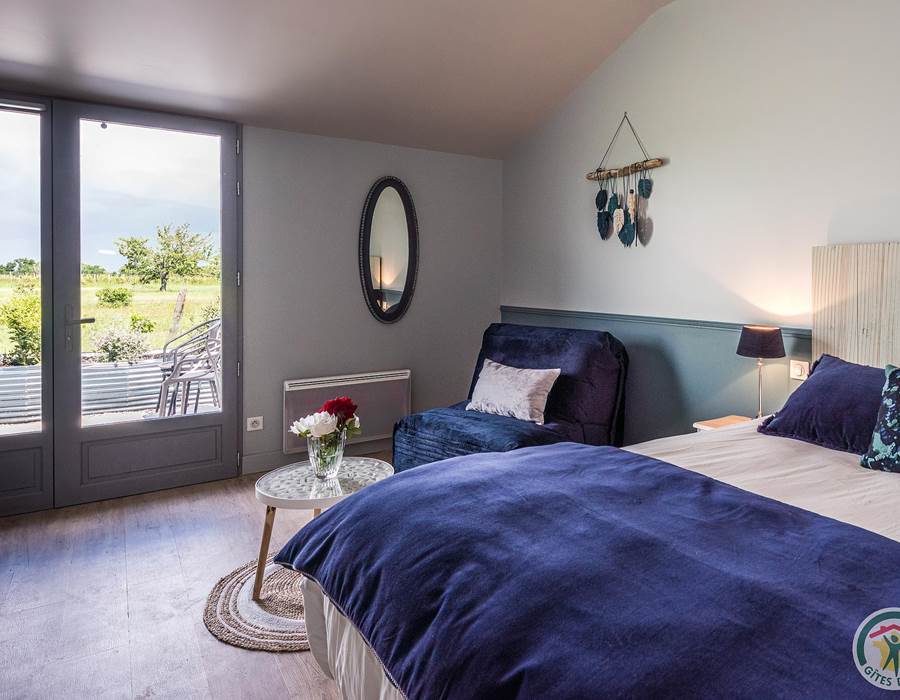 Maison d'hôtes - chambre Prana - lit king size