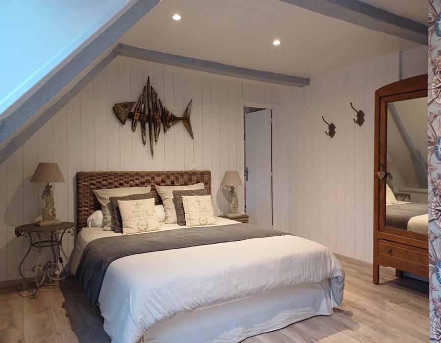 Le Colombier Bretagne, Chambre d'hôtes Cabane des 7 îles - lit Queen Size