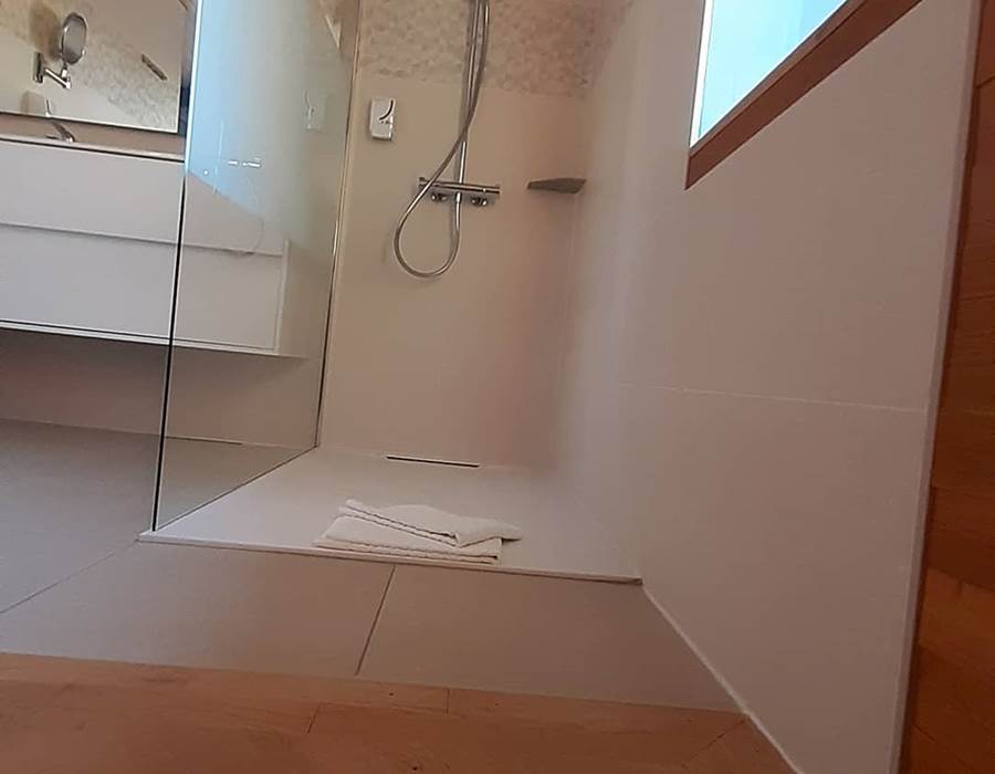 chambre cabanon douche à l'italienne - rénovation 2021