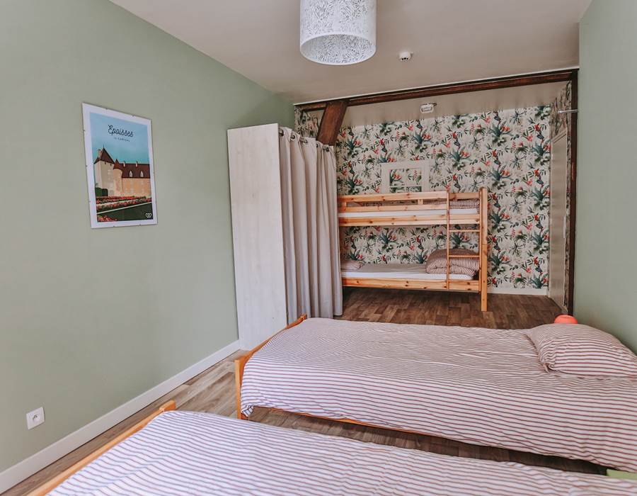Gîte du moulin - suite perroquet - dortoir