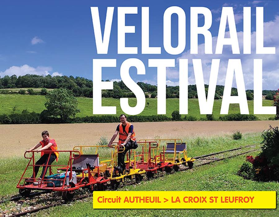 Vélorail de la Vallée de l Eure - Illustration André Coppin