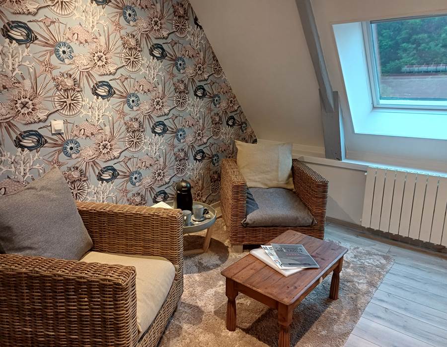 Le Colombier Bretagne, chambres d'hôtes Cabane des 7 îles - fauteuils