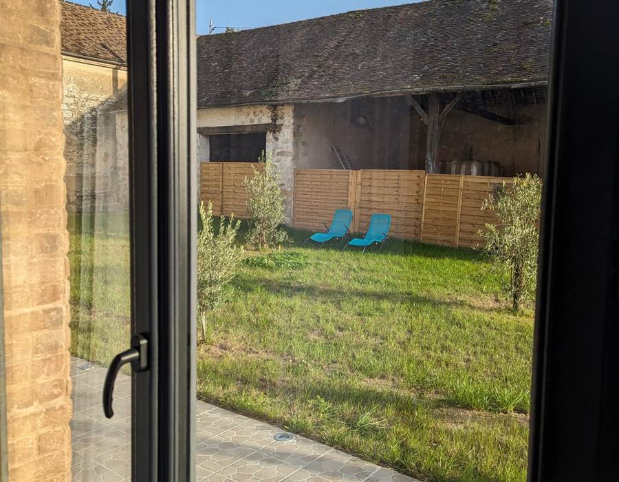 Vue sur le jardin