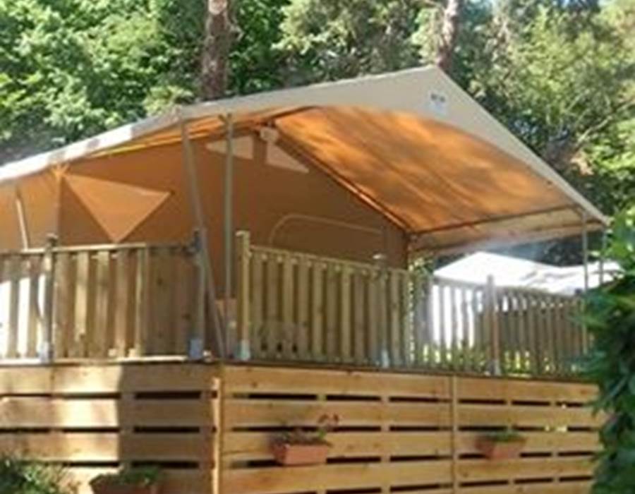 tente lodge 5 personnes - 2 chambres -
