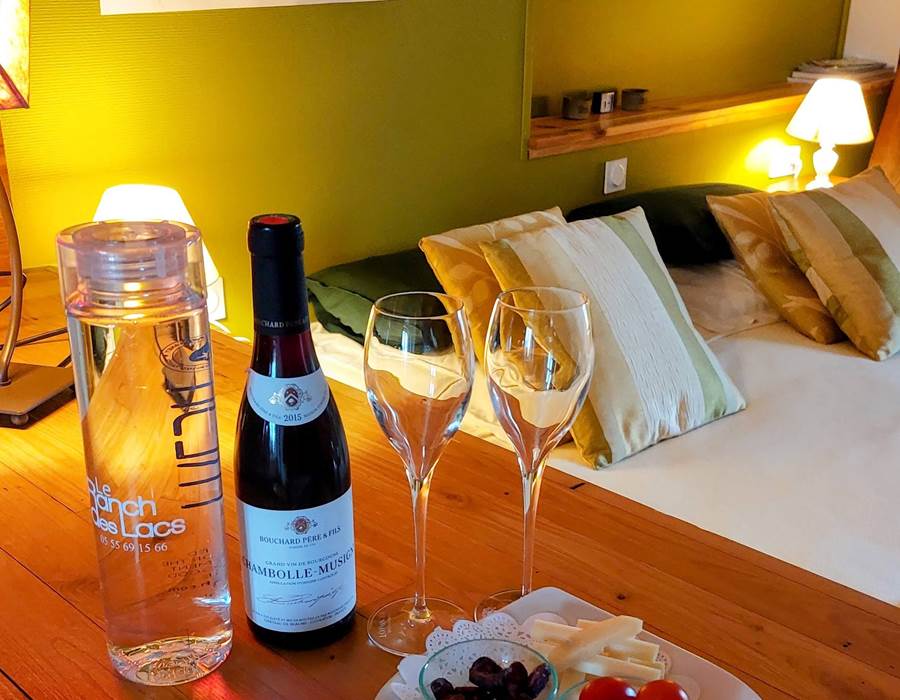 moment plaisir détente Chambre Paul Rebeyrolle Maison d'hôtes Le Ranch des Lacs