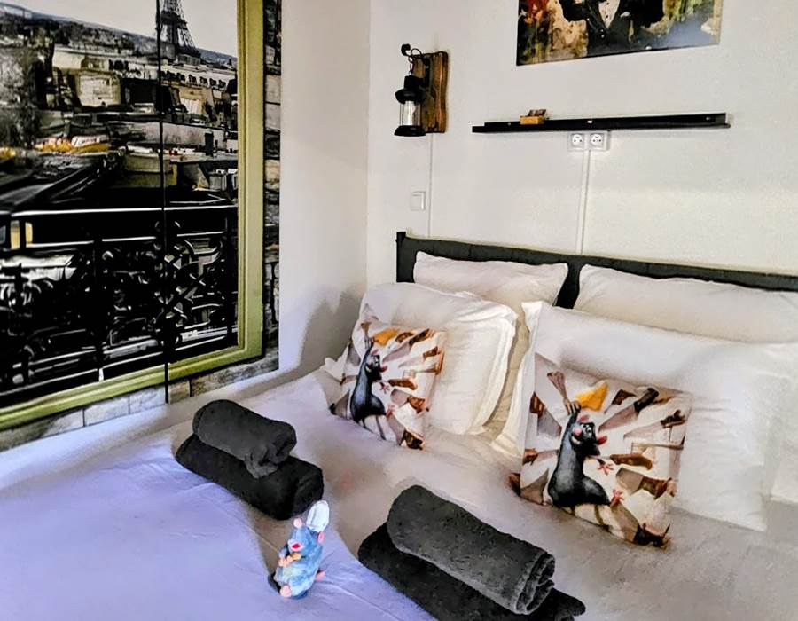 Chambre lit double Disney Ratatouille