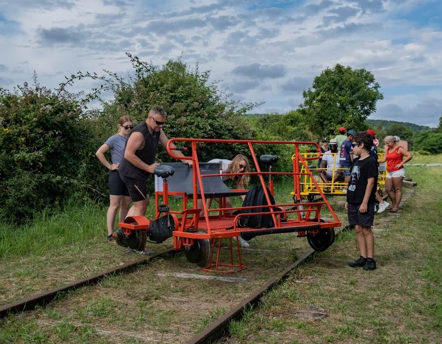 Retournement de Vélorail - Photo CFVE