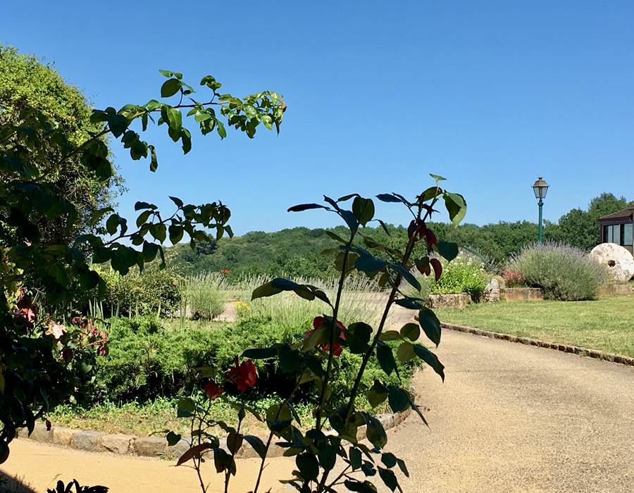 La Greze jardin vue Bergerie