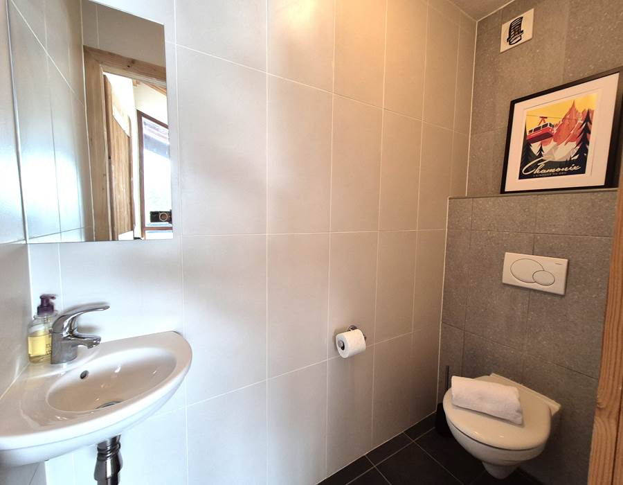 WC séparé avec lavabo