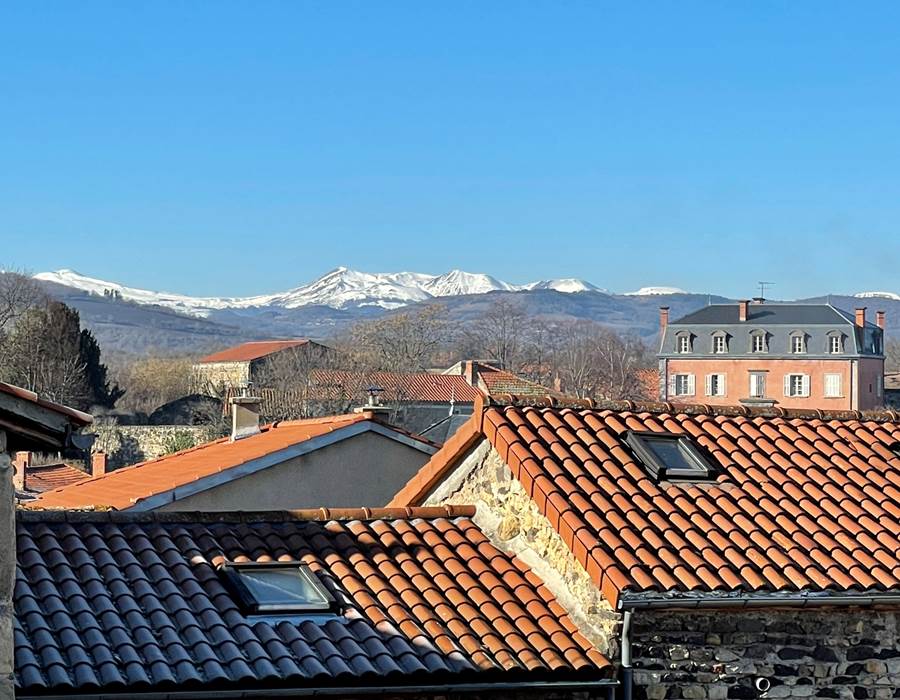 Vue de la salle de bain de la chambre Sancy