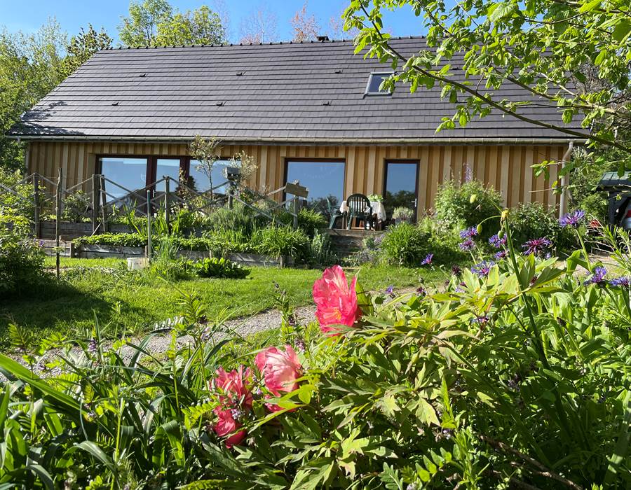 Notre maison à ossature bois isolée en paille