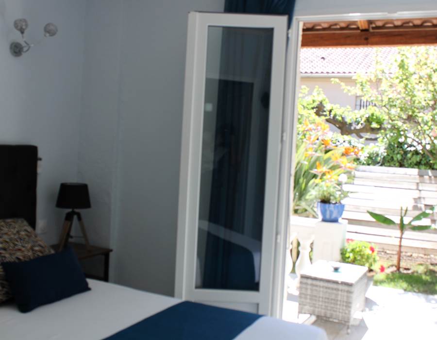Vue jardin depuis la chambre Lotu