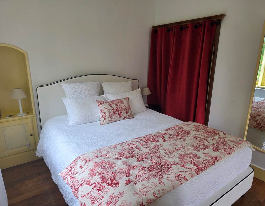 lit de la suite terrasse