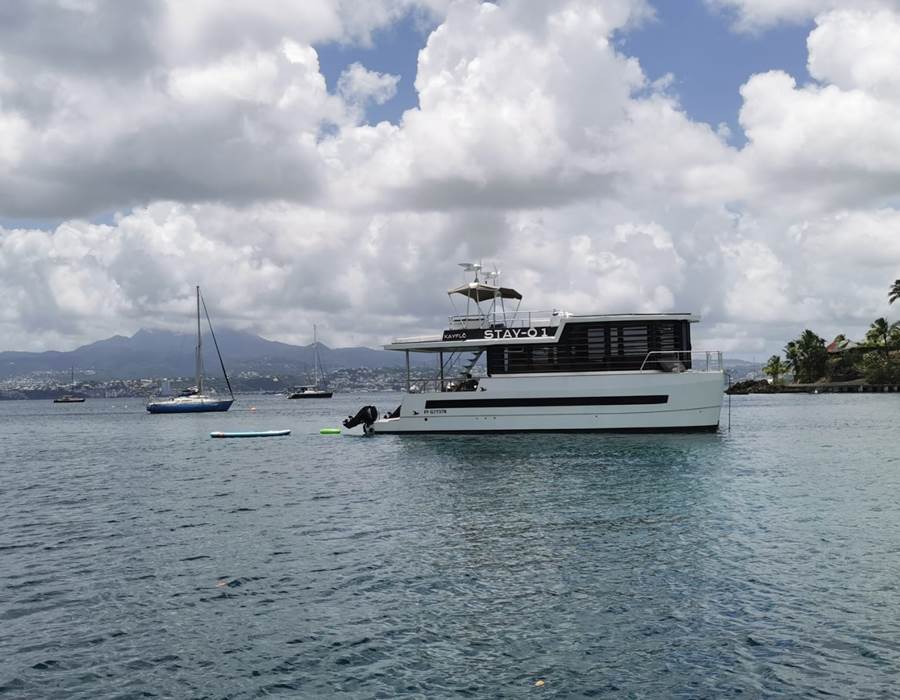 Paddle et baignade depuis le bateau à Anse Mitan