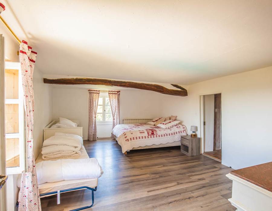 mas de louise - gite - chambre - lit - cevennes