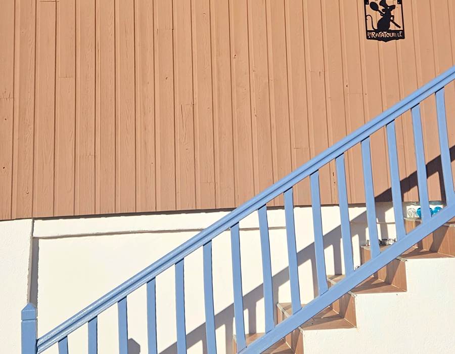 Accès privé extérieur chambre