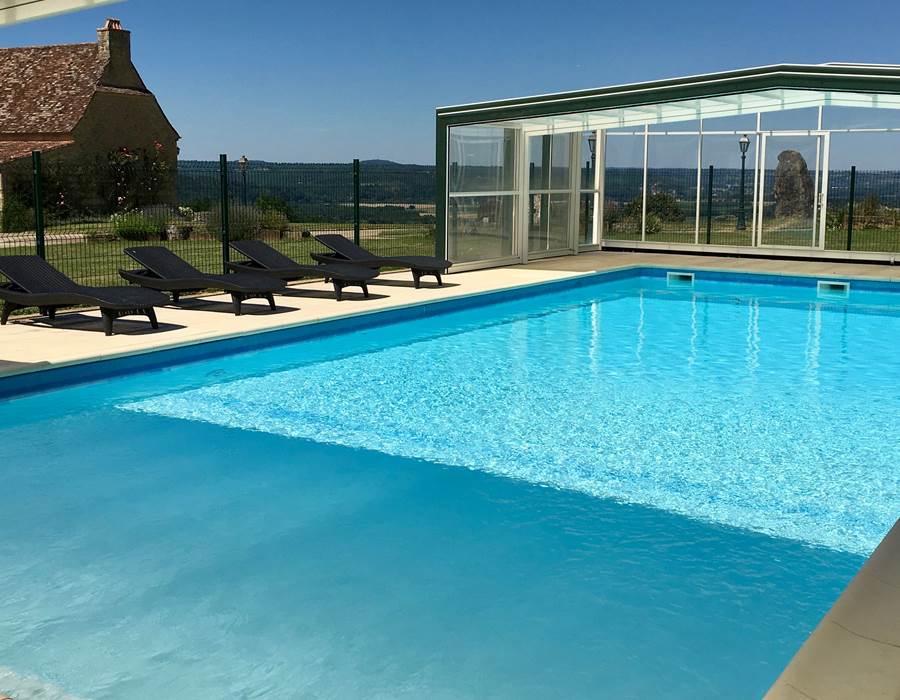 La Greze piscine vue Metairie