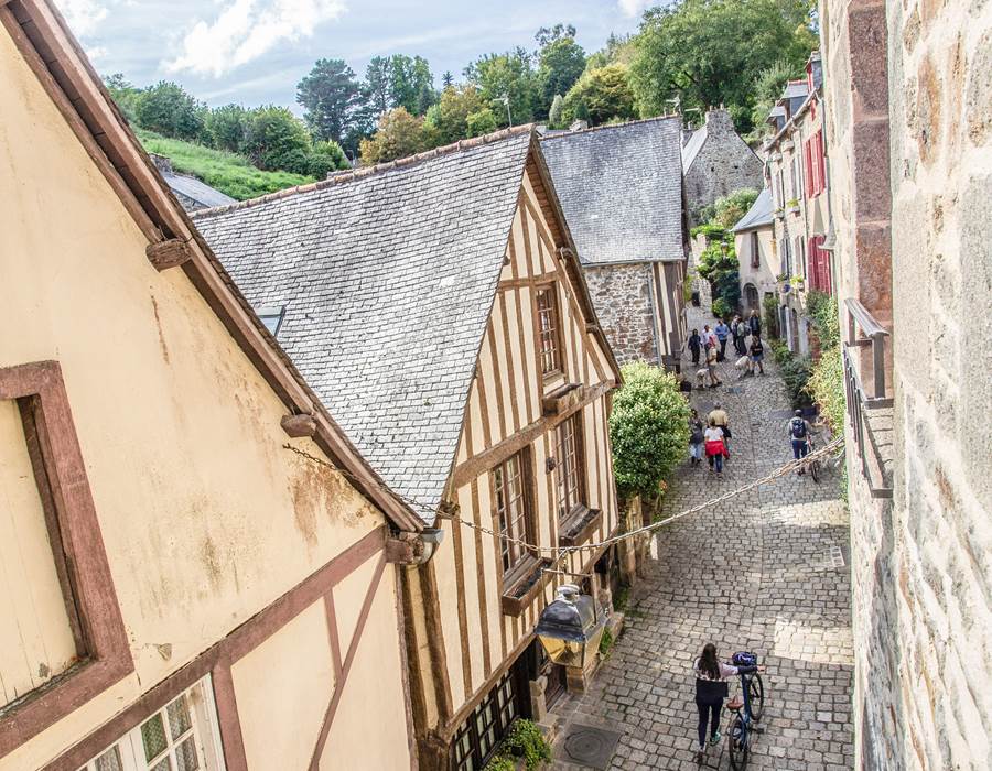 Vue de la fenêtre des appartements
