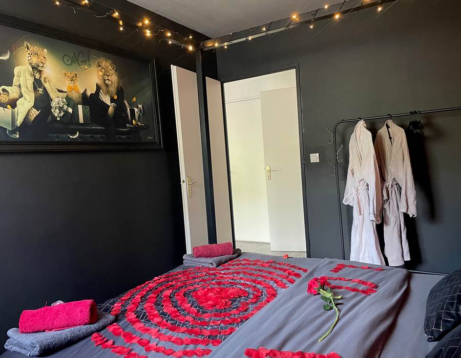 Chambre avec peignoirs