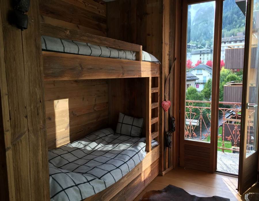 Chambre dortoir avec vue Brevent