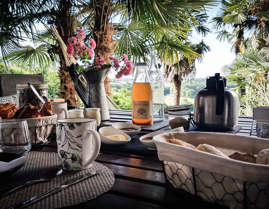 Chambre d'hôte - Les chemins de Berdis - Landes - Chalosse - Petit déjeuner 100% maison2