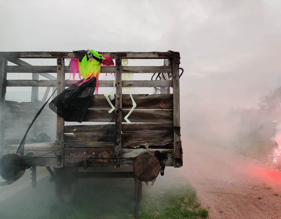 le wagon hanté