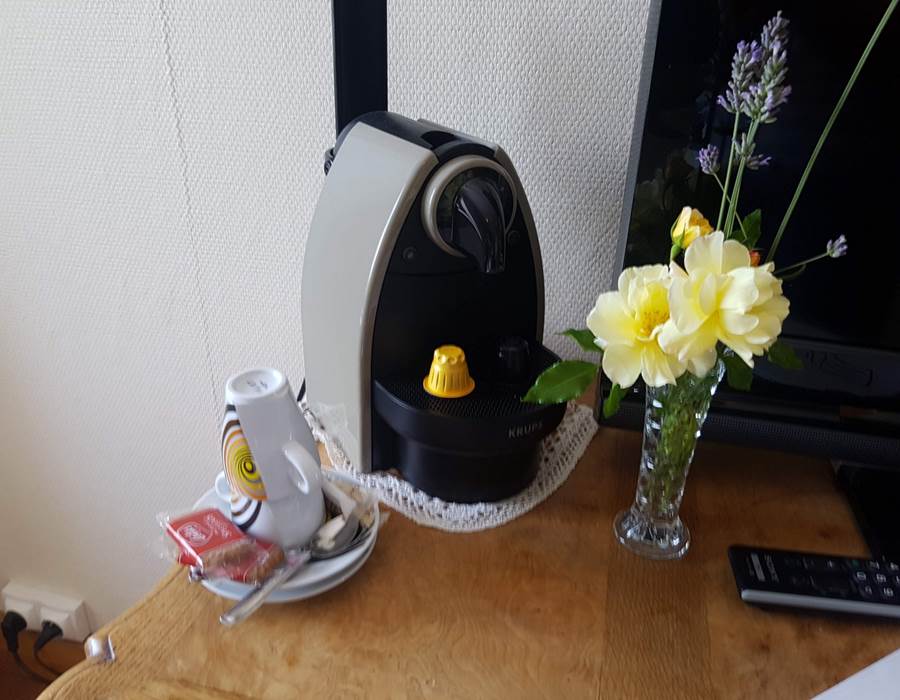 machine Nespresso à dispo dans chaque chambre au Ranch des Lacs