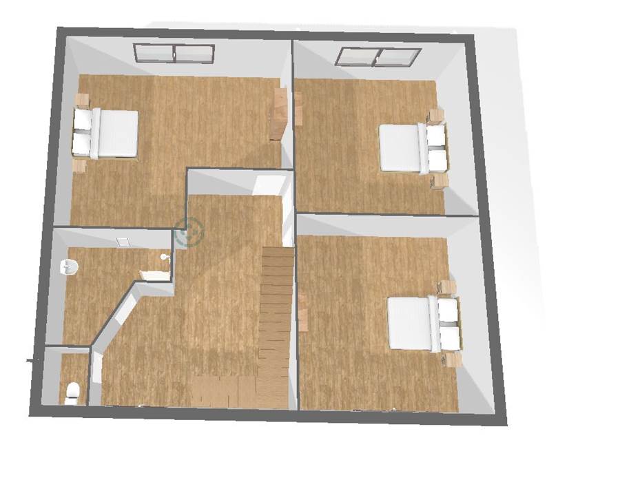 Plan 3D Rez de chaussée
