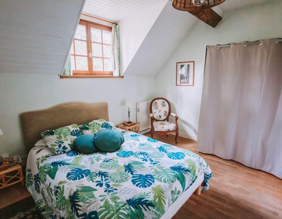 chambre-foret-maison-hotes-vezelay-morvan