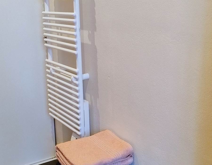 serviettes de bain-seche serviette soufflant-salle de bain-16 bis-gite-hotel-marssac-sur-tern-albi