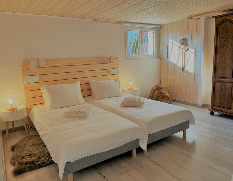 Gîte du Lapin Bleu Chambre SousBois