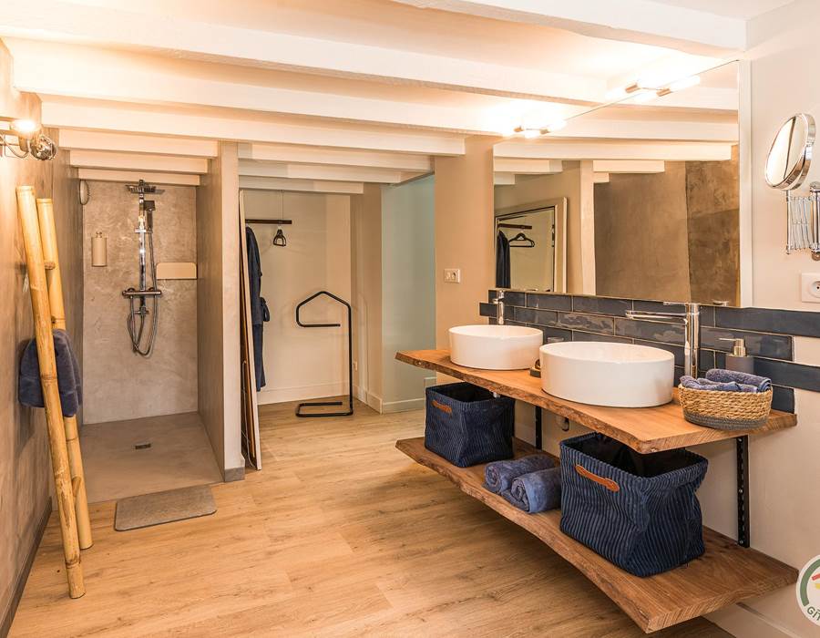 Maison d'hôtes - chambre Prana - salle de bain