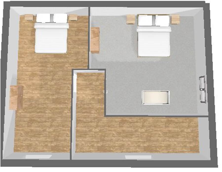 Plan 3D 1er étage