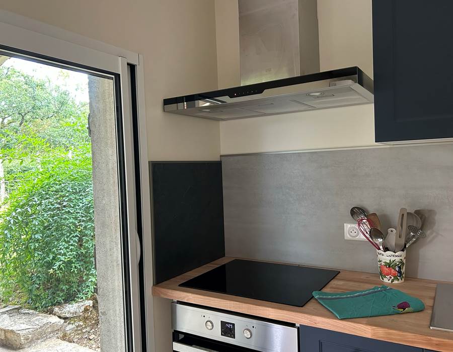 cuisine donnant sur la terrasse