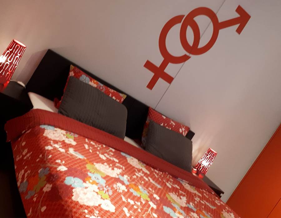 Chambre 3: Un lit double ou 2 lits simples + 1 lit bb.