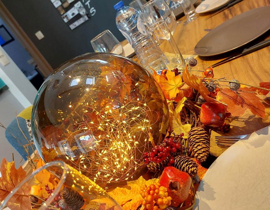 Décorations prévues pour les fêtes.