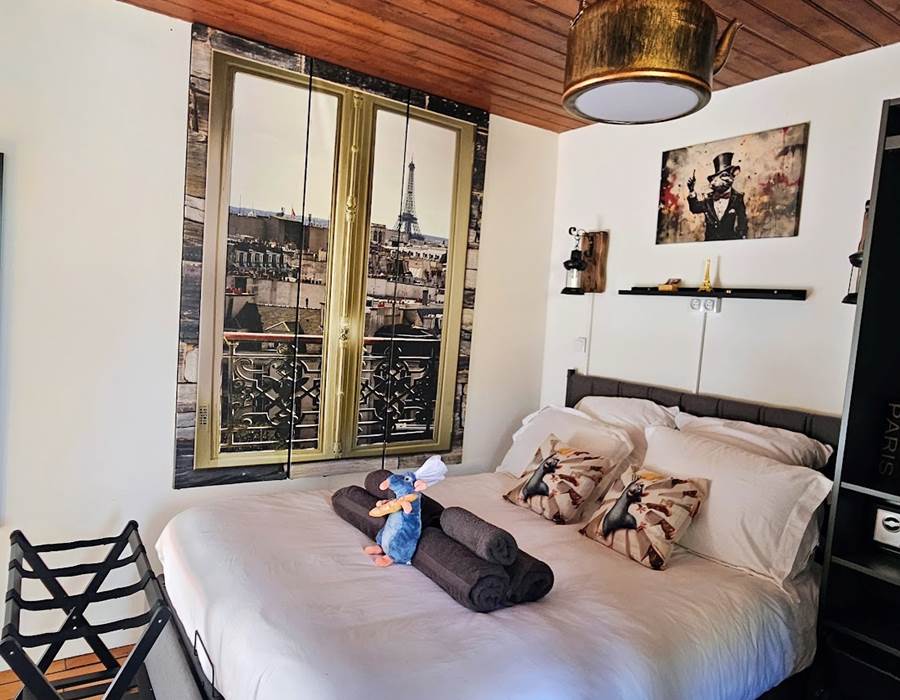 Chambre dressing miroir ratatouille