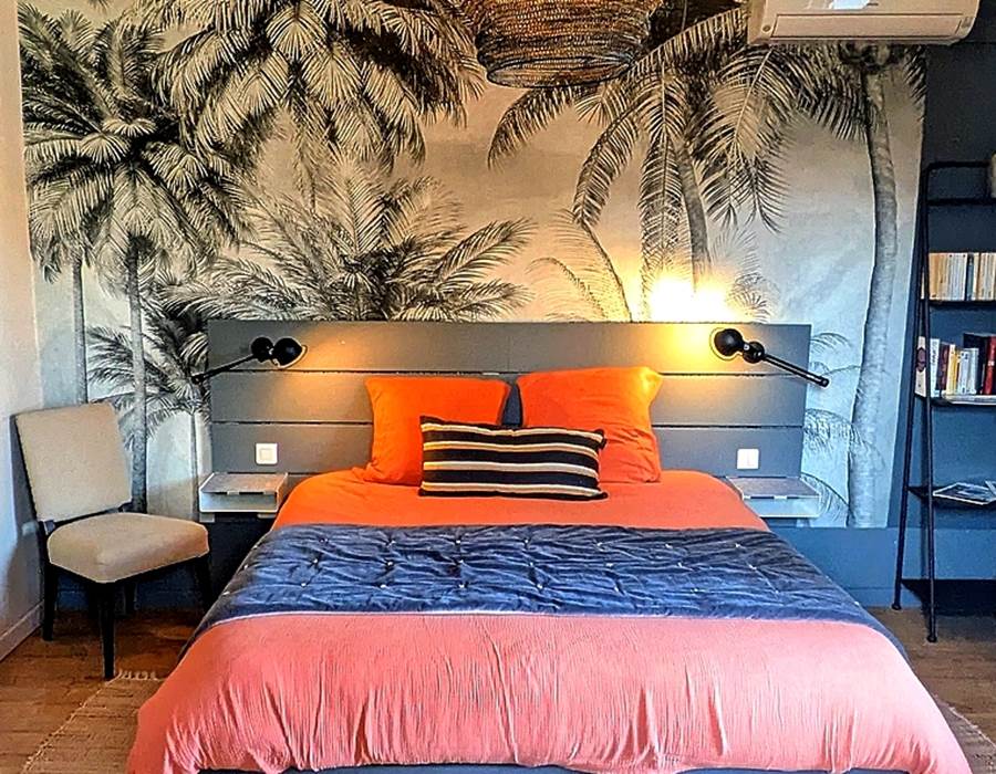 chambre-lit Queen-size-16 bis gite-hotel-albi-marssac-terssac-gaillac