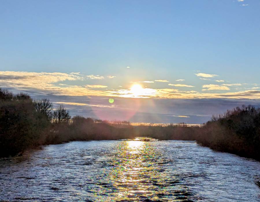 Le Gardon en direction de Uzès